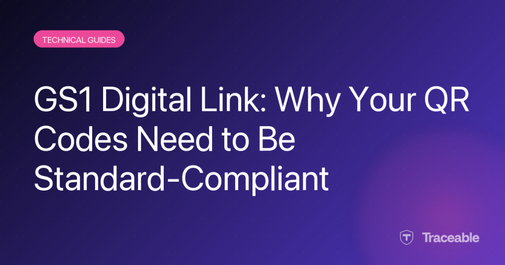 GS1 Digital Link compliant QR codes hero graphic