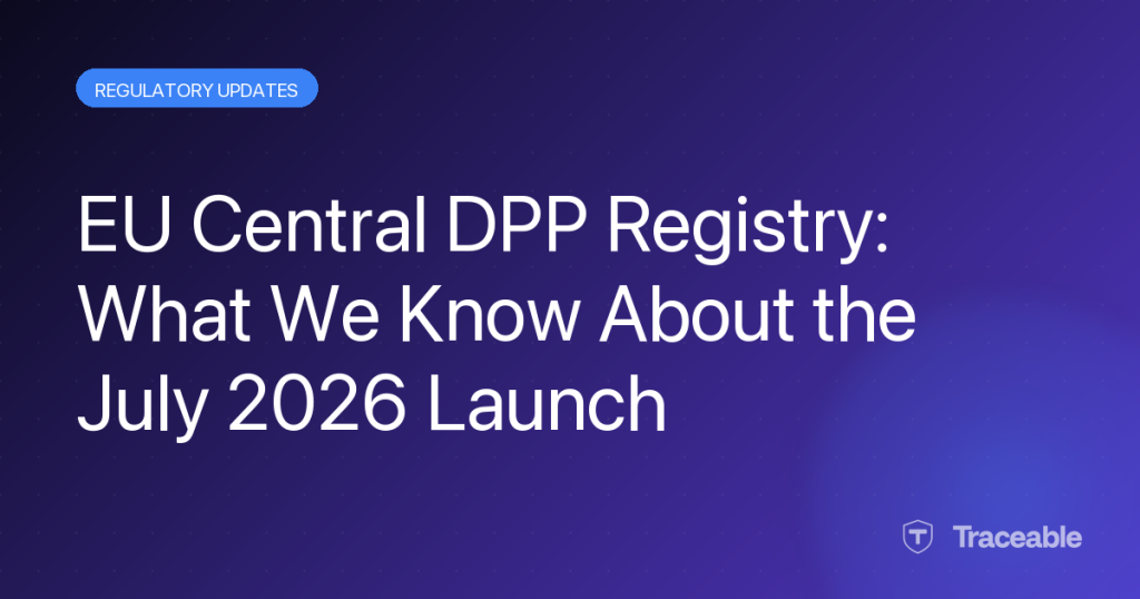 EU Central DPP Registry July 2026 launch