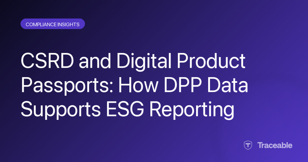 CSRD and DPP ESG reporting integration