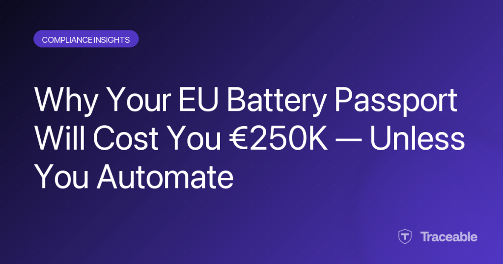 EU battery passport compliance cost analysis