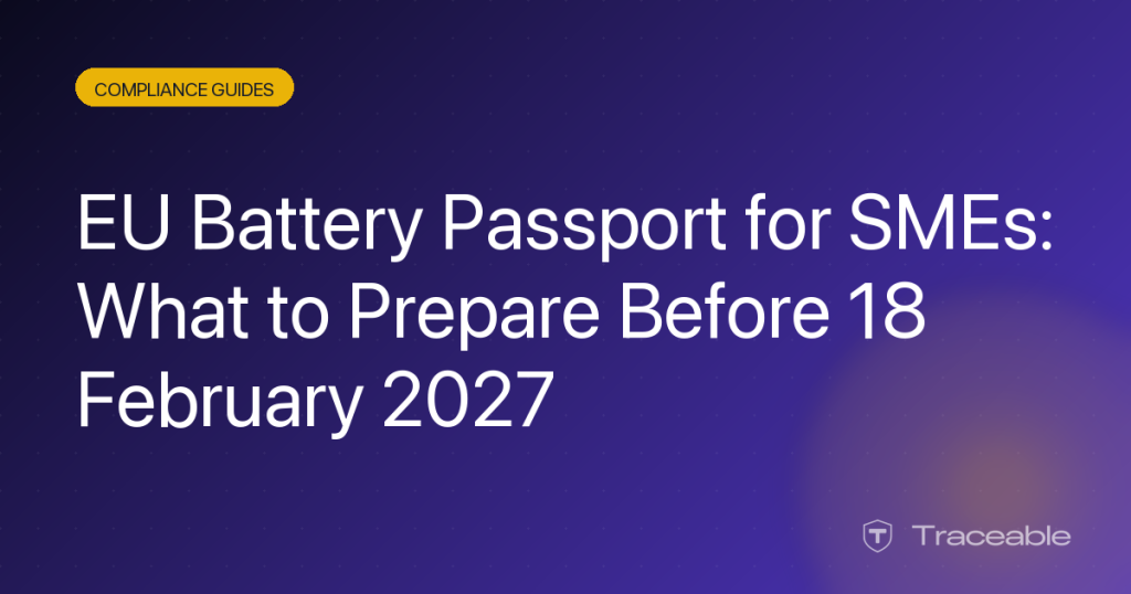 EU Battery Passport for SMEs preparation hero graphic