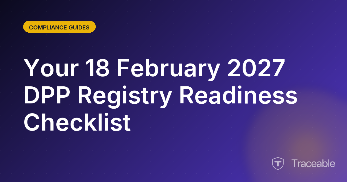 Your 18 February 2027 DPP Registry Readiness Checklist